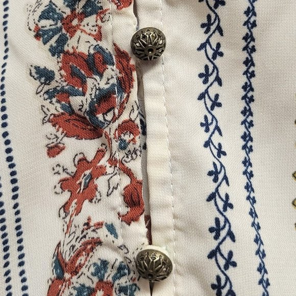 Altar'd State Boho Floral Flowing Blouse - Picture 7 of 16